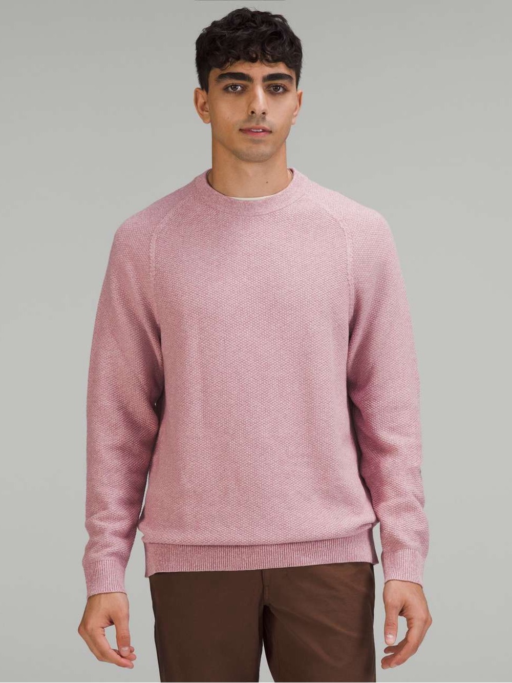Lululemon Textured Knit Crew Sweater L